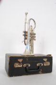 Boosey & Hawkes York International cornet, stamped with number,