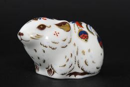 A Royal Crown Derby limited edition animal paperweight figurine - Bank Vole being an exclusive