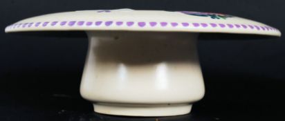A 1920's Winifred Rose patterned Poole dish. IWW marks to underside with # date mark.