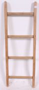 A Vintage wooden mini step ladder  hand sanded and waxed- ideal display item/ towel rail, etc..