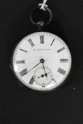 An early 20th century W. Louis - Geneve swiss pocket watch.