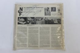 A signed Duke Ellington vinyl record,
