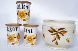 Three retro Crown Devon Tea,