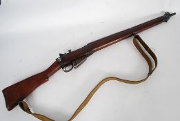 An original WWII Second World War bolt action Lee Enfield No4 MK1 .