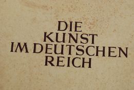 An original second world war period 1940's German Nazi WWII 1942 art portfolio / brochure ` Die