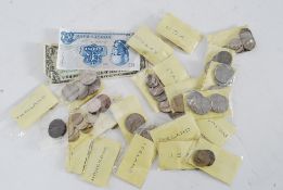 COINS; A selection of vintage coins, to include Victorian and later - crowns, etc.