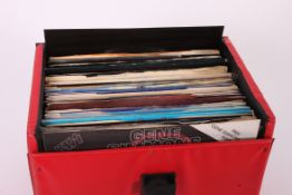 A collection of 1980's Rock vinyl 7