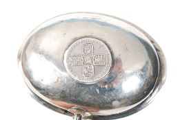 A 19th century 1804 Georgian hallmarked silver toddy spoon / ladle,