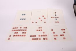 STAMPS; Victoria GB Line Engraved range on album pages: 1840 1d Penny Black, 1840 2d Blue.