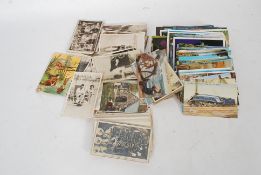 A collection of vintage postcards dating from the Edwardian onwrds