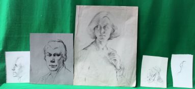 COOTE, MICHAEL; x 5 drawings, all sketch