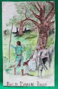 COOTE, MICHAEL; a signed scene of Robin