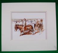 COOTE, MICHAEL; a mounted, watercolour o