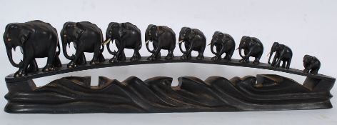 A 20th century carved Sri Lankan / Afric