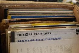 A quantity of classical records, some bo