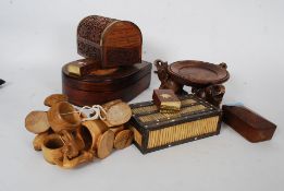 A quill work domino box together with a