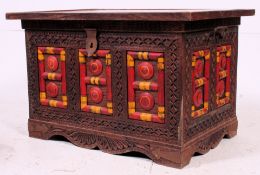 A 20th century Indian hardwood and paint