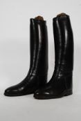 Pair of Black Leather riding/ cavalry bo