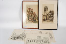 A collection of pictures to include two