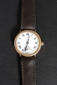 A 1930`s 9ct gold Omega wristwatch with