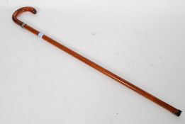 A good quality 20th century malacca and