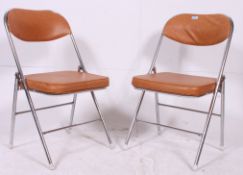 Two vintage late 20th century leatherett