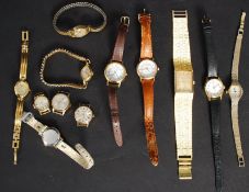 A collection of vintage ladies watches t