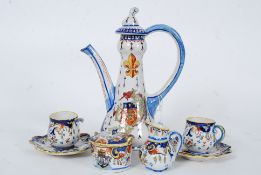 A decorative continental Honfleur Faienc