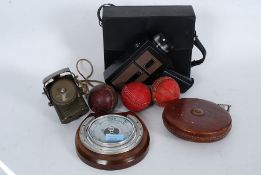 Three vintage leather cricket balls, Che
