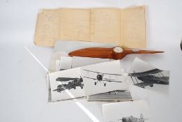 A collection of military aeroplane inter