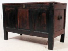 A 19th century French provincial oak cof