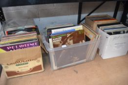 A large quantity of vinyl LP's to includ