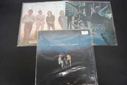 Three vintage vinyl Doors record LP's to