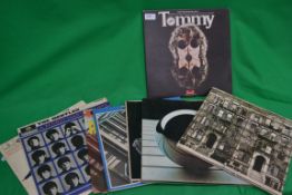 A collection of vinyl records LP's to in