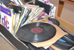 A large collection of 45 rpm singles var