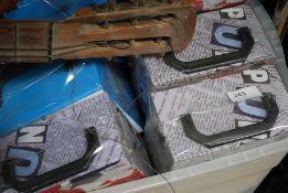 A collection of unused sealed CD storage