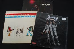 RECORDS; Three albums by Cream to includ