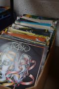 A collection of vinyl records / LP's to