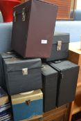 A collection of LP carry cases x 3 toget