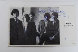 AUTOGRAPHS: A collection of original autographs to include signature from; Them (Band),