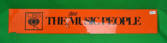 An original CBS The Music People adverti