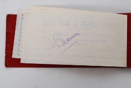 AUTOGRAPH : An original Del Shannon auto