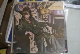 Rod Stewart ' Never a Dull Moment ' record, with signature.