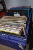 RECORDS: A  crate of various LP's record