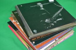A collection of Jazz records to include