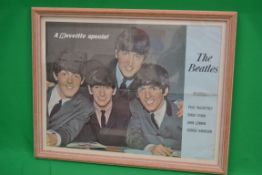 A framed and glazed Beatles poster - A Reveille Special - The Beatles