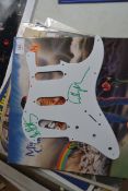 Marillion ' Misplaced Childhood ' signed LP with signed guitar piece - obtained in person by the