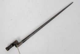 Russian Mosin-Nagant model 1891 socket bayonet with screwdriver tip. Blade 17 