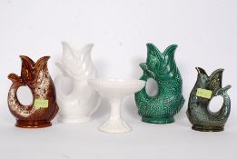 A collection of gurglers to include Dartmouth and Fosters of Cornwall together with A Dartmouth