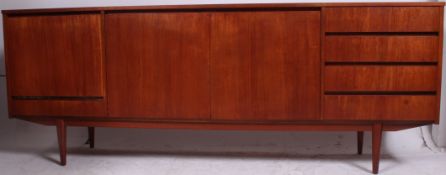 A vintage mid century 1970's Danish Teak seven ( 7 ) foot sideboard, with central cupboard,